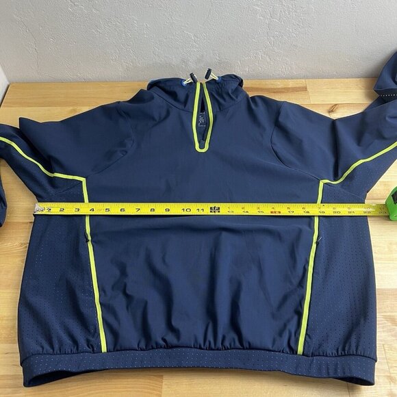 Sweaty Betty Zero Gravity Run Quarter Zip Blue Long Sleeve Jacket Size Medium - Picture 10 of 11